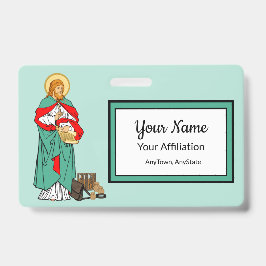 Tarjeta De Identificación San Lucas, querido médico (RLS 08; MedVers.)