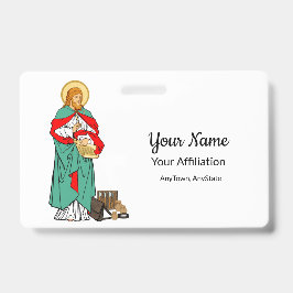 Tarjeta De Identificación San Lucas, querido médico (RLS 08; MedVers.)