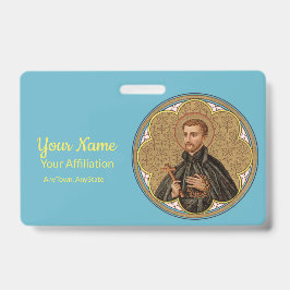 Tarjeta De Identificación San Pedro Claver (BK 058; Estilo 1)