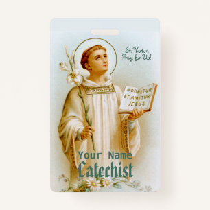 Tarjeta De Identificación San Viador de Lyon el Catecista (BF 02)