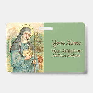 Tarjeta De Identificación Santa Brígida de Irlanda (M 014)