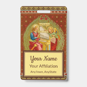 Tarjeta De Identificación Santa Cecilia de Roma (SNV 36, Estilo 3)