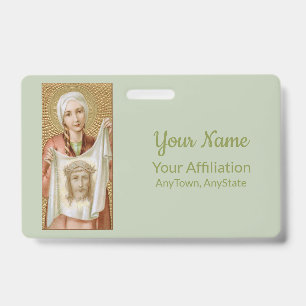 Tarjeta De Identificación Santa Verónica de Jerusalén (JM 60; Estilo 1)