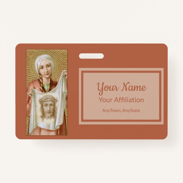 Tarjeta De Identificación Santa Verónica de Jerusalén (JM 60; Style2) (Anverso)