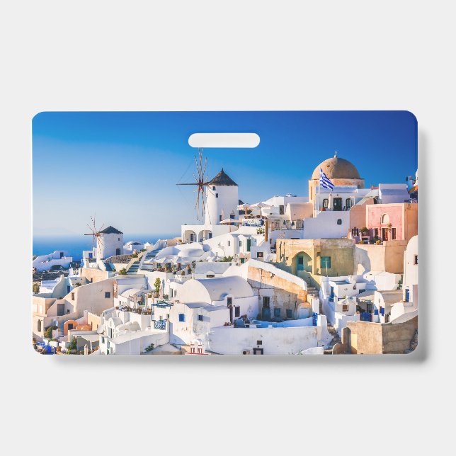 Tarjeta De Identificación Santorini  (Parte frontal)