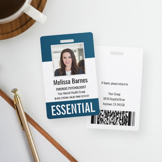 Tarjeta De Identificación Seguridad de identificación fotográfica de emplead (Subido por el creador)