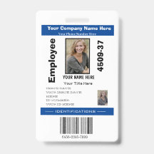 Seguridad de la compañía de foto de empleado perso