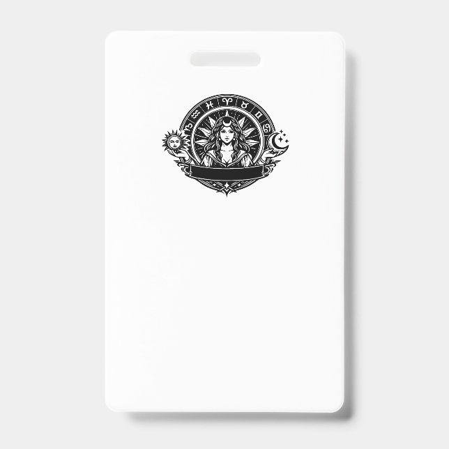 Tarjeta De Identificación Signos del zodiaco (Parte frontal)