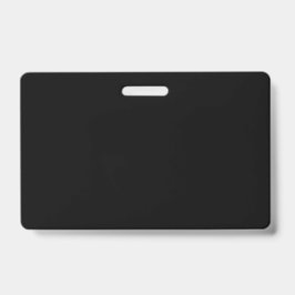 Tarjeta De Identificación Silueta de Gato Negro Minimalista