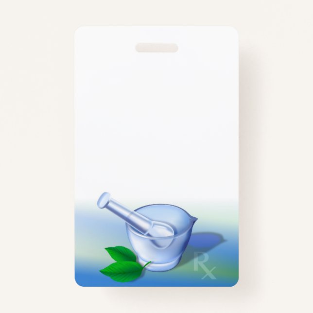 Tarjeta De Identificación Símbolo de farmacia (Anverso)