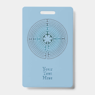 Tarjeta De Identificación Símbolo de Geometría Sagrada - Laberinto de Chartr