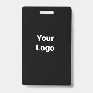 Tarjeta De Identificación simple minimal personalizado acuarela agregar logo