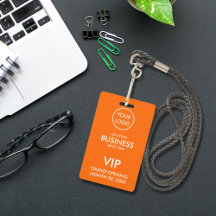 Simple Modern Agregar Logo Naranja Pase VIP