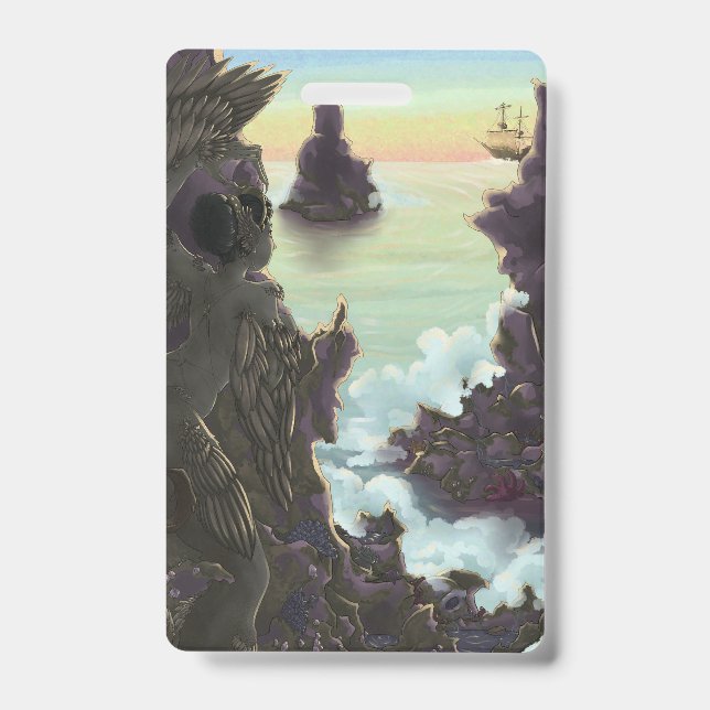 Tarjeta De Identificación Siren Stones (Parte frontal)