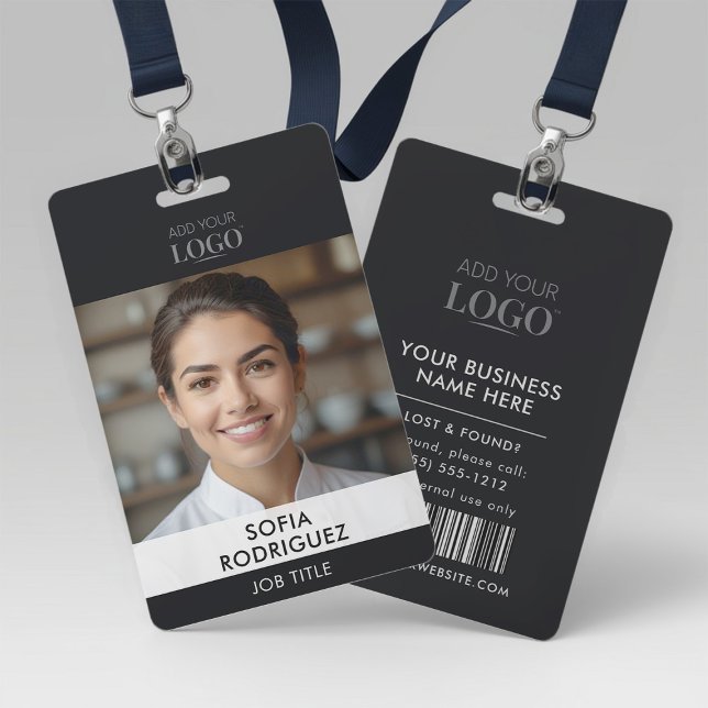 Tarjeta De Identificación Sleek Professional Photo Corporate Office Identity (Subido por el creador)