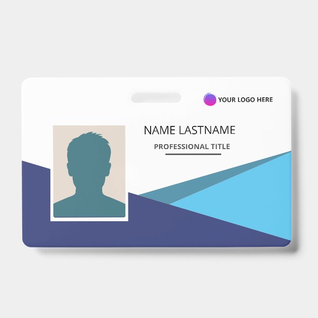 Tarjeta De Identificación Small ID Card Identification Badge (Parte frontal)