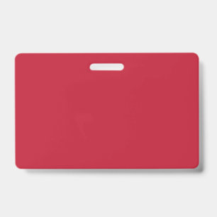 Tarjeta De Identificación sólido clásico Verdadero rojo