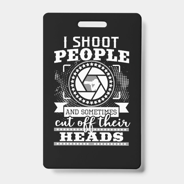 Tarjeta De Identificación Soy Fotógrafo (Parte frontal)