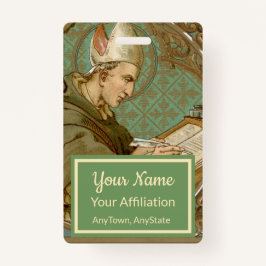 Tarjeta De Identificación St. Albert the Great (BK 013)