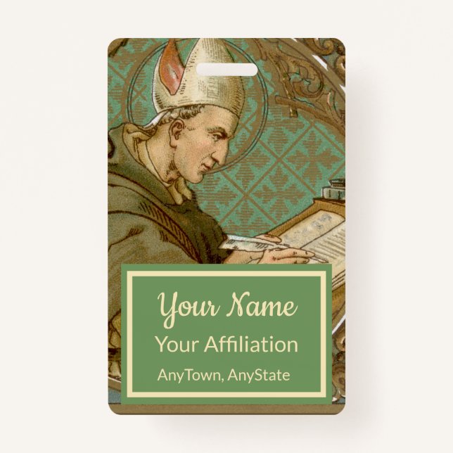 Tarjeta De Identificación St. Albert the Great (BK 013) (Anverso)