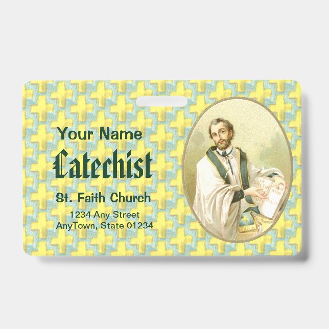 Tarjeta De Identificación St. César de Bus (SLE 001) (Parte frontal)