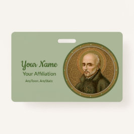Tarjeta De Identificación St. Ignatius Loyola (BK 050) (Estilo 1)