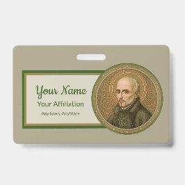 Tarjeta De Identificación St. Ignatius Loyola (BK 050) (Estilo 2)