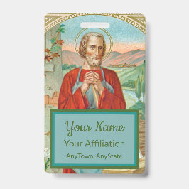 Tarjeta De Identificación St. Joseph el trabajador (BK 31)