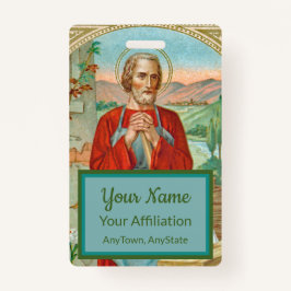 Tarjeta De Identificación St. Joseph el trabajador (BK 31)
