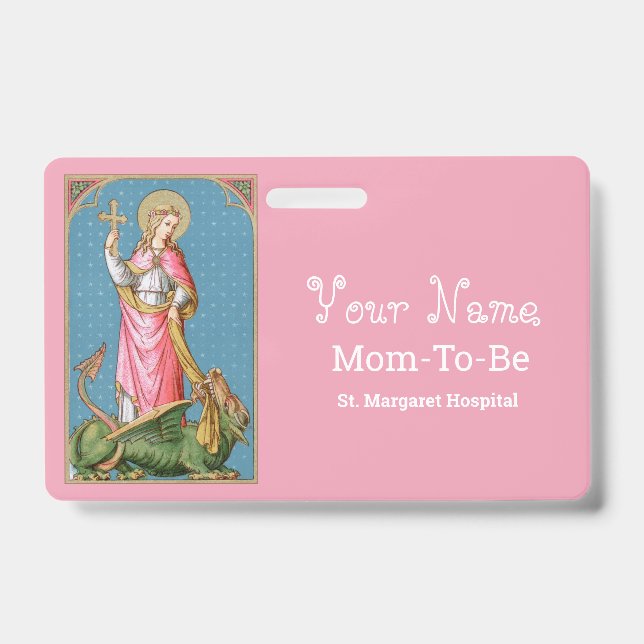 Tarjeta De Identificación St. Margaret de Antioch (SAU 038) (Parte frontal)