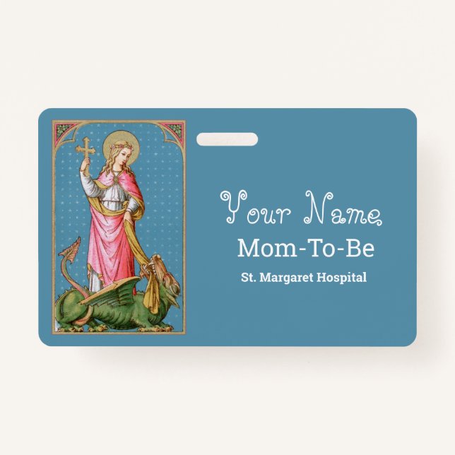 Tarjeta De Identificación St. Margaret de Antioch (SAU 038) (Anverso)