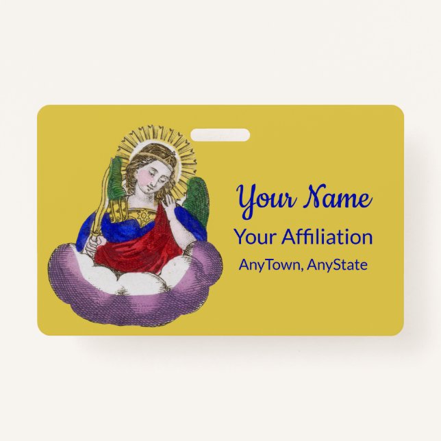 Tarjeta De Identificación St. Michael el Archangel (M 009; Estilo 1) (Anverso)