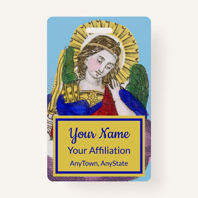 Tarjeta De Identificación St. Michael el Archangel (M 009; Estilo 3) (Anverso)