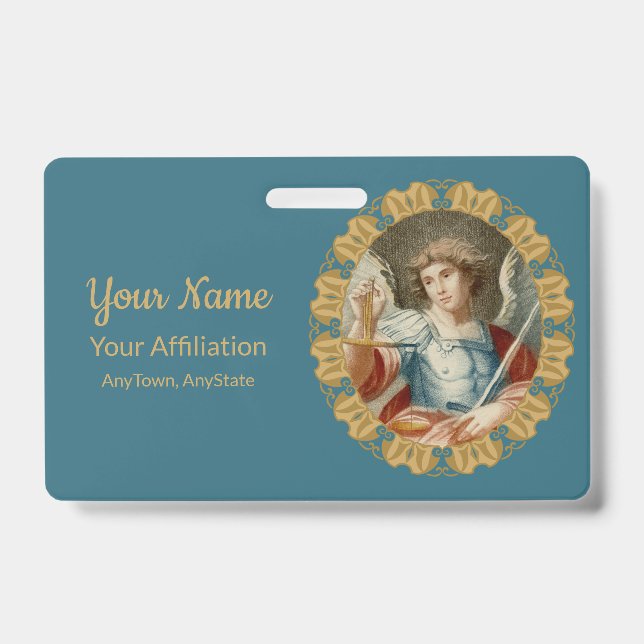 Tarjeta De Identificación St. Michael el Archangel (M 010) (Parte frontal)