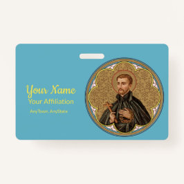 Tarjeta De Identificación St. Peter Claver (BK 058; Estilo 1)