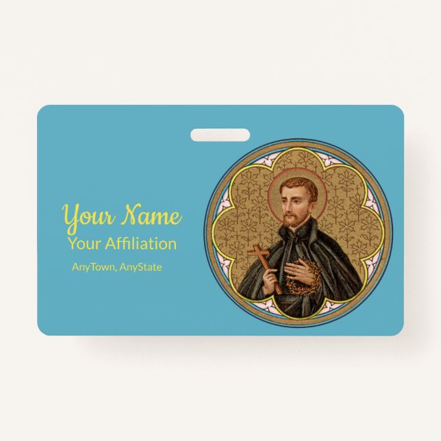 Tarjeta De Identificación St. Peter Claver (BK 058; Estilo 1) (Anverso)