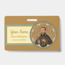 Tarjeta De Identificación St. Peter Claver (BK 058; Estilo 2)