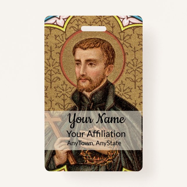 Tarjeta De Identificación St. Peter Claver (BK 058; estilo 3) (Anverso)