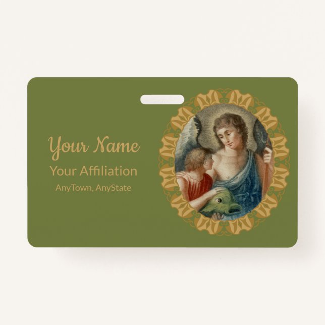 Tarjeta De Identificación St. Raphael the Archangel (M 012) (Anverso)