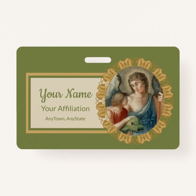 Tarjeta De Identificación St. Raphael the Archangel (M 012) (Anverso)