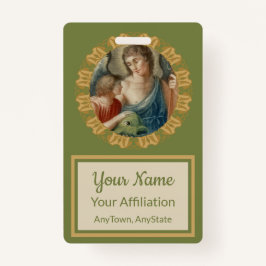 Tarjeta De Identificación St. Raphael the Archangel (M 012)