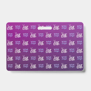 Tarjeta De Identificación Su logotipo   2 Imágenes cargadas o logotipos de n