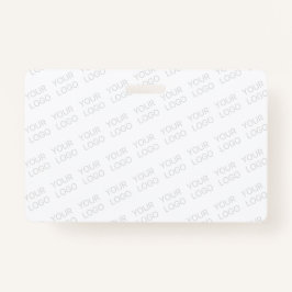 Tarjeta De Identificación Su logotipo se ha iluminado y repetido automáticam