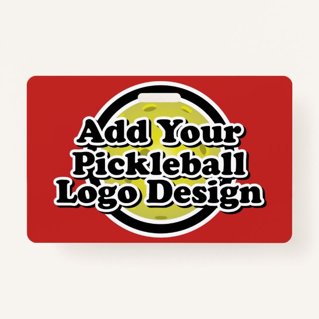 Tarjeta De Identificación Su Pickleball de imagen (Anverso)
