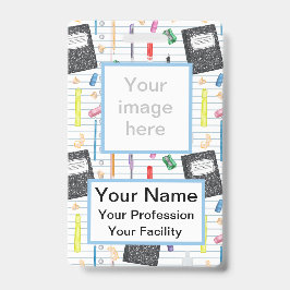 Tarjeta De Identificación Suministros de escritura personalizados - Insignia