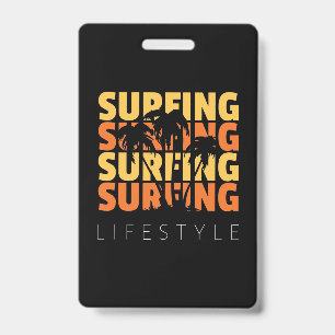 Tarjeta De Identificación Surfing Life Style Surfing
