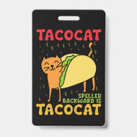 Tacocat deletreado al revés Tacos Gatos Cinco De M