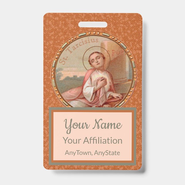 Tarjeta De Identificación Tarcio de Roma (BF 004) (Anverso)