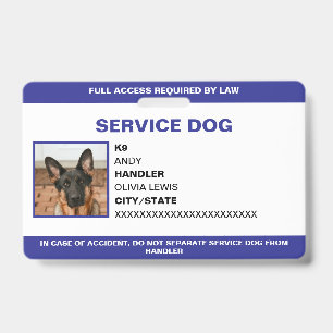 Tarjeta De Identificación Tarjeta personalizada Ada identificación fotográfi