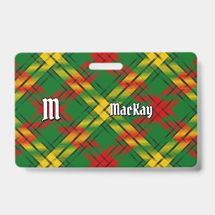 Tarjeta De Identificación Tartan del Clan MacMillan